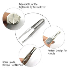 Load image into Gallery viewer, LED Light Eyebrow Hair Removal Tweezer