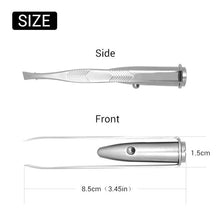 Load image into Gallery viewer, LED Light Eyebrow Hair Removal Tweezer