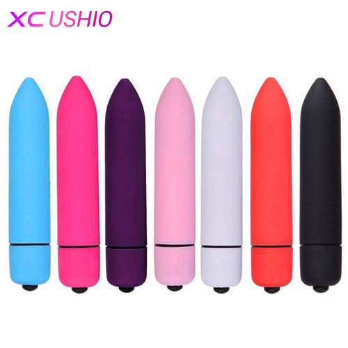 12 Colors 10 Speed Mini Bullet Vibrator for Women Waterproof Clitoris Stimulator Dildo Vibrator Sex Toys for Woman Sex Products