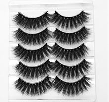 Load image into Gallery viewer, NEW 13 Styles 1/3/5/6 pair Mink Hair False Eyelashes Natural/Thick Long Eye Lashes Wispy Makeup Beauty Extension Tools Wimpers