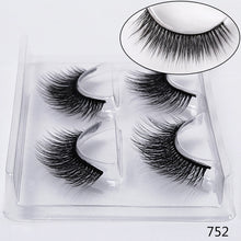 Load image into Gallery viewer, SEXYSHEEP 2 pairs natural false eyelashes fake lashes makeup kit 3D Mink Lashes eyelash extension mink eyelashes maquiagem