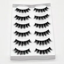 Load image into Gallery viewer, NEW 13 Styles 1/3/5/6 pair Mink Hair False Eyelashes Natural/Thick Long Eye Lashes Wispy Makeup Beauty Extension Tools Wimpers