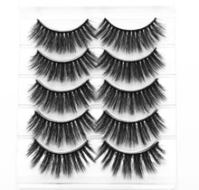 Load image into Gallery viewer, NEW 13 Styles 1/3/5/6 pair Mink Hair False Eyelashes Natural/Thick Long Eye Lashes Wispy Makeup Beauty Extension Tools Wimpers