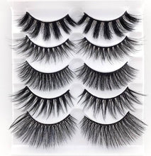 Load image into Gallery viewer, NEW 13 Styles 1/3/5/6 pair Mink Hair False Eyelashes Natural/Thick Long Eye Lashes Wispy Makeup Beauty Extension Tools Wimpers