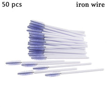 Load image into Gallery viewer, Eyelash Extension Disposable Eyebrow brush Mascara Wand Applicator Spoolers Eye Lashes Cosmetic Brushes Set makeup tools