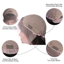 Load image into Gallery viewer, Malaysian Deep Wave Wigs Lace Frontal With Baby Hair For Women Pre Plucked Remy Iwish Lace Front Human Hair Wigs