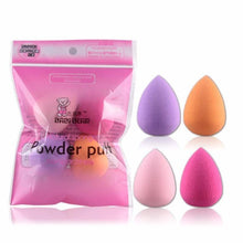 Load image into Gallery viewer, MAANGE Hot Women 4pcs Professional Makeup Sponge Blush Foundation Puff Multi Shape Sponges Makeup High Quality recommend Praise