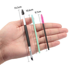 Load image into Gallery viewer, Eyelash Extension Disposable Eyebrow brush Mascara Wand Applicator Spoolers Eye Lashes Cosmetic Brushes Set makeup tools