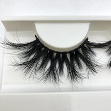 Load image into Gallery viewer, Mikiwi 25mm Long 3D mink lashes E01 extra length mink eyelashes Big dramatic volumn eyelashes strip thick false eyelash