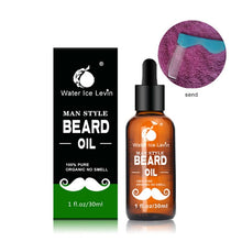 Load image into Gallery viewer, 100% Natural Men Beard Mustache Growth Repair Conditioner Beard Healthy Oil Moisturizing Beard Oil With Comb For Gift