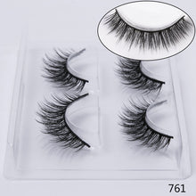 Load image into Gallery viewer, SEXYSHEEP 2 pairs natural false eyelashes fake lashes makeup kit 3D Mink Lashes eyelash extension mink eyelashes maquiagem