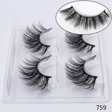 Load image into Gallery viewer, SEXYSHEEP 2/4 pairs natural false eyelashes fake lashes long makeup 3d mink lashes eyelash extension mink eyelashes for beauty