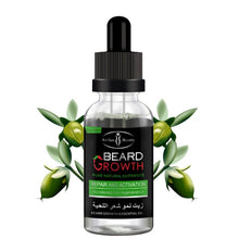 Load image into Gallery viewer, 100% Natural Men Beard Oil Beard Wax Hair Loss Products Leave-In Conditioner for Groomed Beard Growth Dropshiopping Products