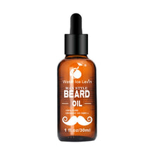 Load image into Gallery viewer, Christmas Gift 100% Natural Beard Balm Moustache Cream Oil Set Conditioner Beard Balm Healthy Moisturizing Wax Brush Comb (as show)