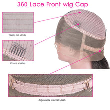 Load image into Gallery viewer, Water Wave Wig 360 Lace Frontal Wig Pre plucked With Baby Hair GEM Remy Peruvian Natural Lace Front Human Hair Wig Black Women
