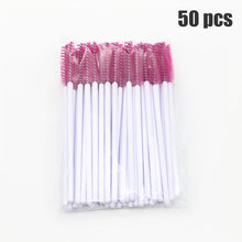 Load image into Gallery viewer, LKE 50Pcs Eyelash Brushes Makeup Brushes Disposable Mascara Wands Applicator Spoolers Eye Lashes Cosmetic Brush Makeup Tools