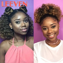 Load image into Gallery viewer, Leeven  8'' 75g Jumpy Wand Curl Twist Crochet Braids Jamaican Bounce African Synthetic Braiding Hair High Temperature Fiber
