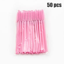 Load image into Gallery viewer, LKE 50Pcs Eyelash Brushes Makeup Brushes Disposable Mascara Wands Applicator Spoolers Eye Lashes Cosmetic Brush Makeup Tools