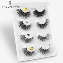 Load image into Gallery viewer, SEXYSHEEP 2/4 pairs natural false eyelashes fake lashes long makeup 3d mink lashes eyelash extension mink eyelashes for beauty