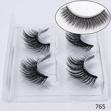 Load image into Gallery viewer, SEXYSHEEP 2 pairs natural false eyelashes fake lashes makeup kit 3D Mink Lashes eyelash extension mink eyelashes maquiagem