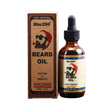 Load image into Gallery viewer, 60ml Organic Men Face Beard Oil 100% Natural Soften Oil Hair Growth Nourishing Cream For Beard Hair Grow New