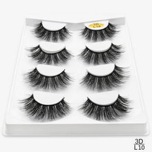 Load image into Gallery viewer, SEXYSHEEP 2/4 pairs natural false eyelashes fake lashes long makeup 3d mink lashes eyelash extension mink eyelashes for beauty