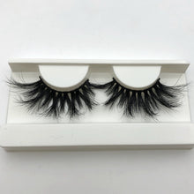Load image into Gallery viewer, Mikiwi 25mm Long 3D mink lashes E01 extra length mink eyelashes Big dramatic volumn eyelashes strip thick false eyelash