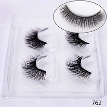 Load image into Gallery viewer, SEXYSHEEP 2 pairs natural false eyelashes fake lashes makeup kit 3D Mink Lashes eyelash extension mink eyelashes maquiagem
