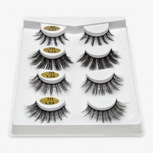 Load image into Gallery viewer, SEXYSHEEP 2/4 pairs natural false eyelashes fake lashes long makeup 3d mink lashes eyelash extension mink eyelashes for beauty