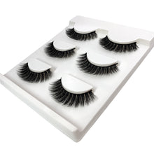 Load image into Gallery viewer, 3 Pairs natural false eyelashes thick makeup real 3d mink lashes soft eyelash extension fake eye lashes long mink eyelashes 3d 