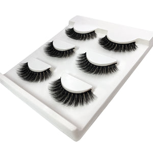 3 Pairs natural false eyelashes thick makeup real 3d mink lashes soft eyelash extension fake eye lashes long mink eyelashes 3d 