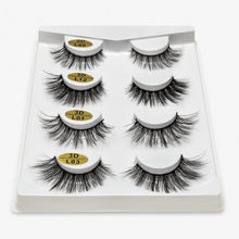 Load image into Gallery viewer, SEXYSHEEP 2/4 pairs natural false eyelashes fake lashes long makeup 3d mink lashes eyelash extension mink eyelashes for beauty