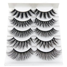 Load image into Gallery viewer, NEW 13 Styles 1/3/5/6 pair Mink Hair False Eyelashes Natural/Thick Long Eye Lashes Wispy Makeup Beauty Extension Tools Wimpers
