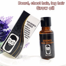 Load image into Gallery viewer, Men Beard Growth Essential Oil Nourishing Soft Beard Anti-Static Anti-Drying Beard Sideburns Oils
