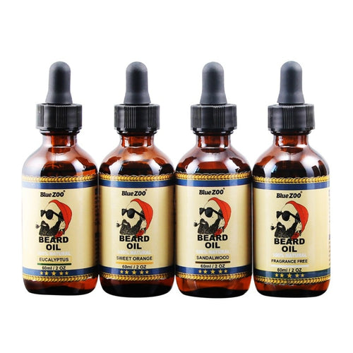 60ml Organic Men Face Beard Oil 100% Natural Soften Oil Hair Growth Nourishing Cream For Beard Hair Grow New