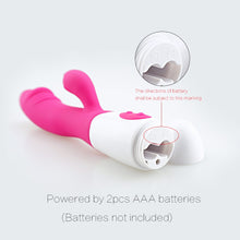 Load image into Gallery viewer, G Spot Dildo Rabbit Vibrator for Women Dual Vibration Silicone Waterproof Female Vagina Clitoris Massager Sex Toys For Women