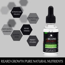 Load image into Gallery viewer, New 2019 DropShipping Beard Growth Serum Nourishing Beard Anti-Dandruff Anti-Static Natural Plant Nutrients Beard Growth Liquid