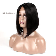 Load image into Gallery viewer, Queenlife Short Bob 613 blonde wig Lace Front human hair wigs Brazilian Remy Hair pre plucked bleached knots wigs for women