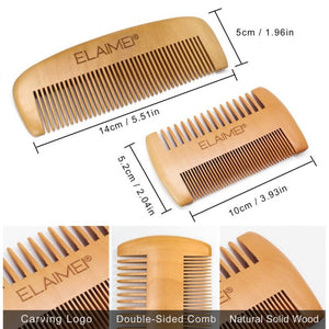 6Pcs/Set Men Beard Care Kits Beard Wax/Oil/Comb/Brush/Scissor Beard Styling Tools Kits For Menu2018s Gift