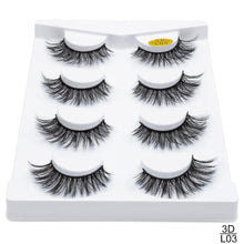 Load image into Gallery viewer, SEXYSHEEP 2/4 pairs natural false eyelashes fake lashes long makeup 3d mink lashes eyelash extension mink eyelashes for beauty