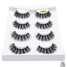 Load image into Gallery viewer, SEXYSHEEP 2/4 pairs natural false eyelashes fake lashes long makeup 3d mink lashes eyelash extension mink eyelashes for beauty