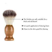 Load image into Gallery viewer, Man's Beard Brush Using Advanced Bristles Solid Wood Handle High-End Beard Brush New