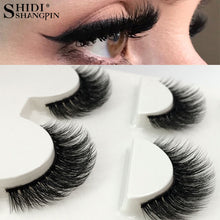 Load image into Gallery viewer, 3 Pairs natural false eyelashes thick makeup real 3d mink lashes soft eyelash extension fake eye lashes long mink eyelashes 3d 