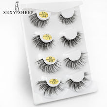 Load image into Gallery viewer, SEXYSHEEP 2/4 pairs natural false eyelashes fake lashes long makeup 3d mink lashes eyelash extension mink eyelashes for beauty