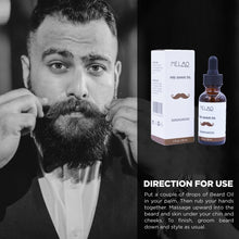 Load image into Gallery viewer, 100% Natural Men Face Beard Oil Soften Oil Hair Growth Nourishing Beard Hair Grow Products New Arrival