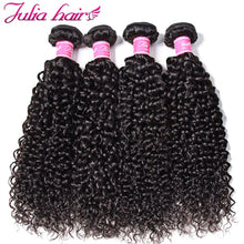 Load image into Gallery viewer, Ali Julia Hair Malaysian Curly Weave Human Hair Bundles Natural Color Free Shipping 8-26 Inches Remy Hair 1Pc 3Pcs 4Pcs