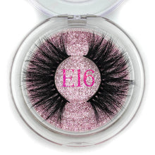 Load image into Gallery viewer, Mikiwi 25mm Long 3D mink lashes E01 extra length mink eyelashes Big dramatic volumn eyelashes strip thick false eyelash