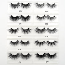 Load image into Gallery viewer, Visofree Eyelashes Mink Eyelashes Criss-cross Strands Cruelty Free High Volume Mink Lashes Soft Dramatic Eye lashes E80 Makeup