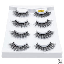 Load image into Gallery viewer, SEXYSHEEP 2/4 pairs natural false eyelashes fake lashes long makeup 3d mink lashes eyelash extension mink eyelashes for beauty