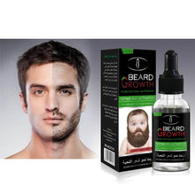 Load image into Gallery viewer, Natural Men Growth Beard Oil Organic Beard Wax Hair Loss Products Leave-In Conditioner for Groomed Growth Free Shipping